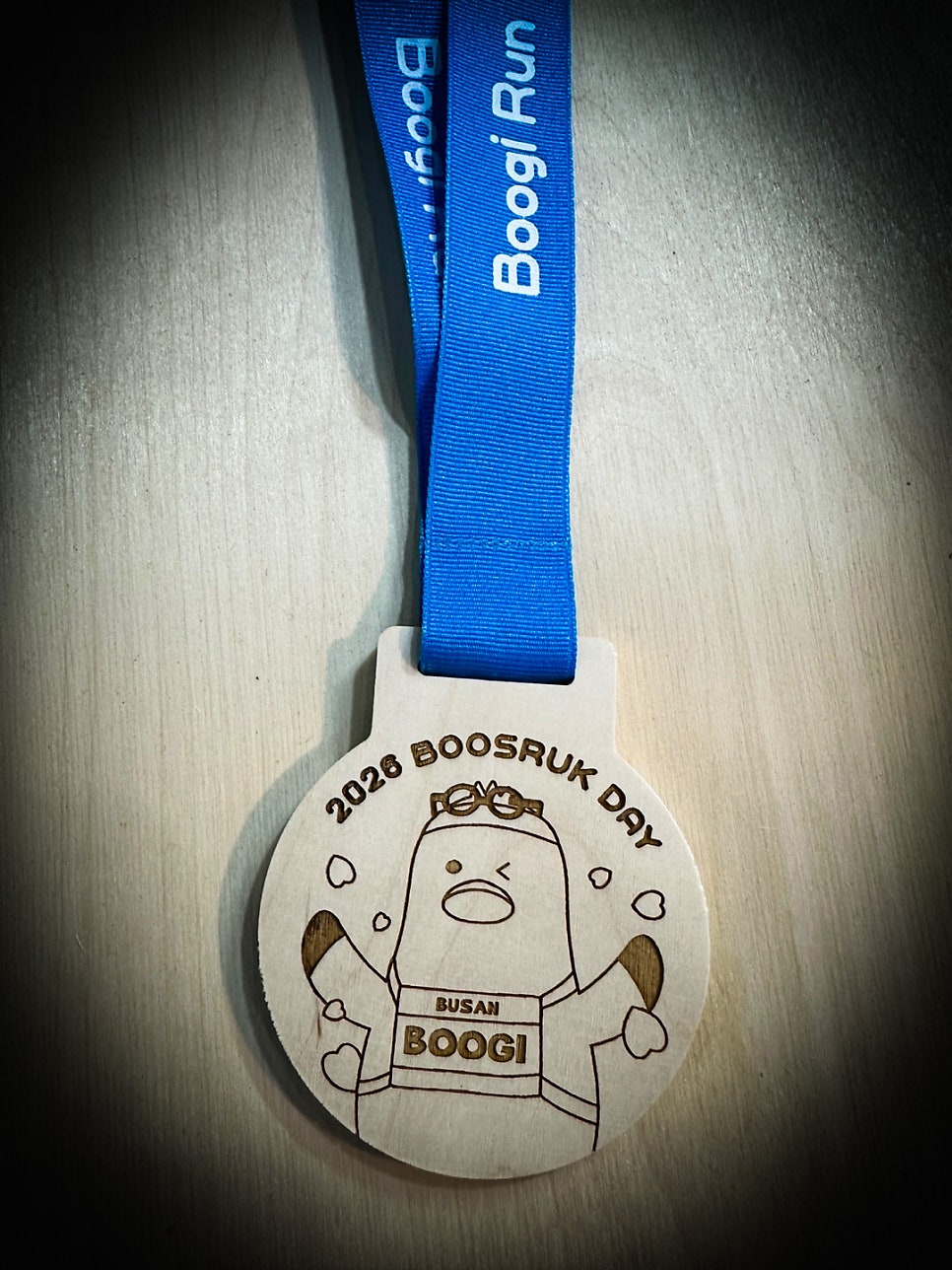 자작나무 우드메달 제작2026 BOOSRUK DAY 맞춤 캐릭터 메달